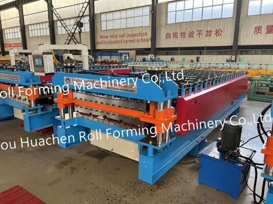 Putai-fabricación de láminas de techo corrugado de metal PPGI /PPGL /Gi/Gl, máquina formadora de rollos de tejas de acero de zinc
