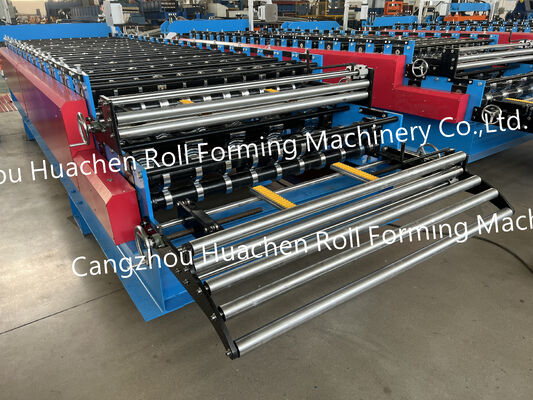 Máquina de moldeado de rollo de doble capa de panel multifuncional de alta calidad Máquina de fabricación de láminas de techo de zinc Máquina de panel de techo