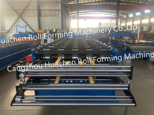 Presión de las baldosas vidriadas de las láminas corrugadas de la máquina de fabricación de rollos de la tecnología de formación
