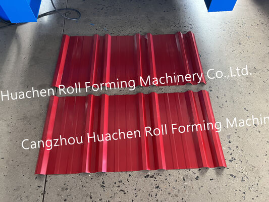 Máquina formadora de rollos de paneles de techo de láminas de acero para techos de metal