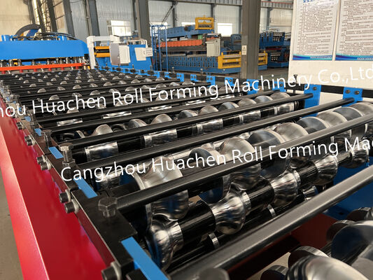 Máquina laminadora de paneles corrugados para tejados, máquina laminadora de tejas de doble capa