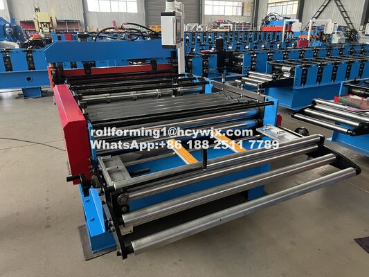 Máquina de nivelación y corte de placas metálicas de 1 mm de espesor para ancho 1000 mm - 1250 mm