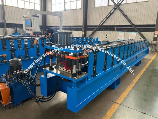 Máquina formadora de rodillos de cumbrera metálica de alto rendimiento para la producción de la industria de techos