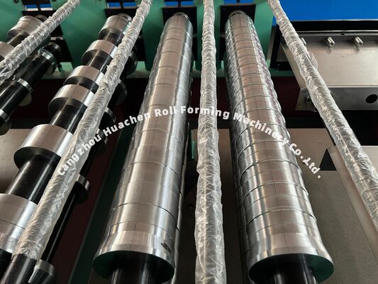 Máquina formadora de rollos de paneles de techo de láminas de acero para techos de metal