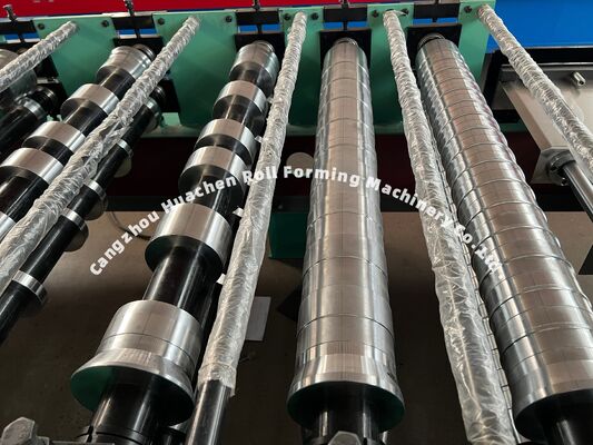 Máquina formadora de rollos de paneles de techo de láminas de acero para techos de metal