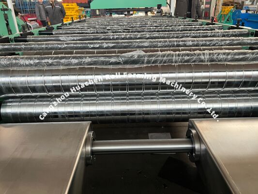 Máquina formadora de rollos de paneles de techo de láminas de acero para techos de metal
