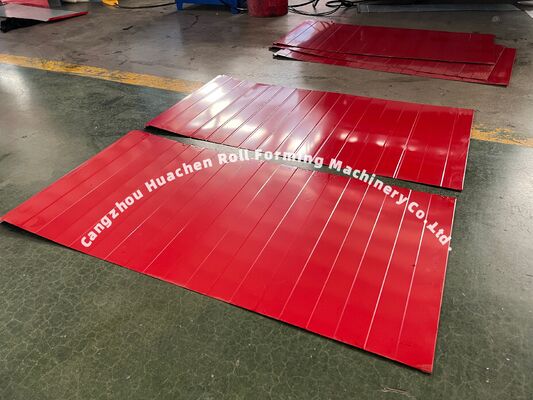 Máquina formadora de rollos de paneles de techo de láminas de acero para techos de metal