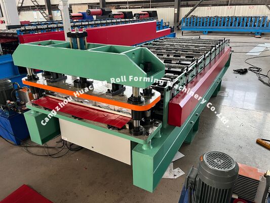 Máquina formadora de rollos de paneles de techo de láminas de acero para techos de metal