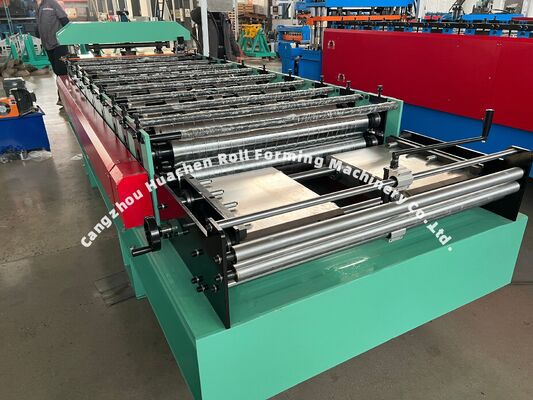 Máquina formadora de rollos de paneles de techo de láminas de acero para techos de metal