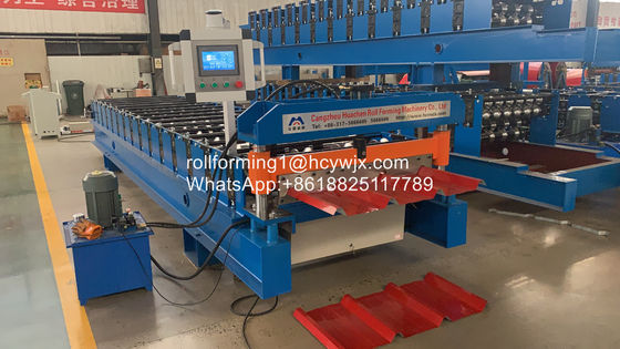 Máquina de moldeado de rodillos para techos de láminas metálicas de Aluzinc TR4/TR5/TR6