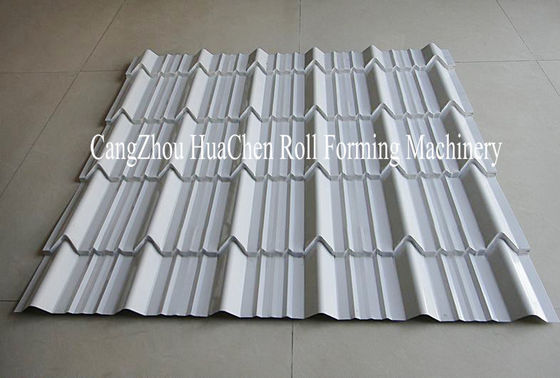 Máquina de conformado de rodillos de doble capa con diámetro de eje de 70 mm, con 11 filas de rodillos y control PLC