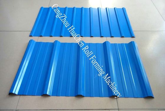 Rollo automático de la capa doble que forma control de frecuencia del PLC de la hoja de la techumbre de la máquina