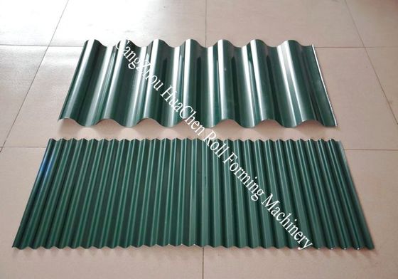 Rollo de alta velocidad del tejado del metal que forma el corte hidráulico automático de la máquina