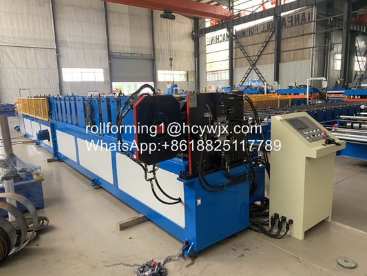 76.2x101.6mm Rectangular Downspout Roll Forming Machine para el tubo de agua de lluvia