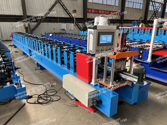 Máquina de producción de canaletas de precisión controlada por PLC y convertidor