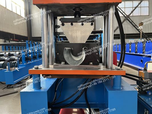 Máquina de moldeado de rodillos de corte hidráulico con motor de cadena