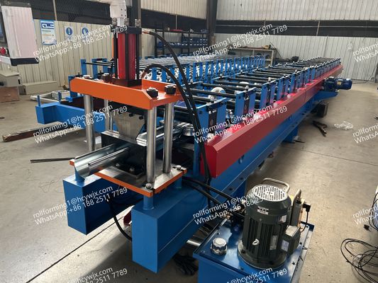 Máquina de moldeado de rodillos de corte hidráulico con motor de cadena