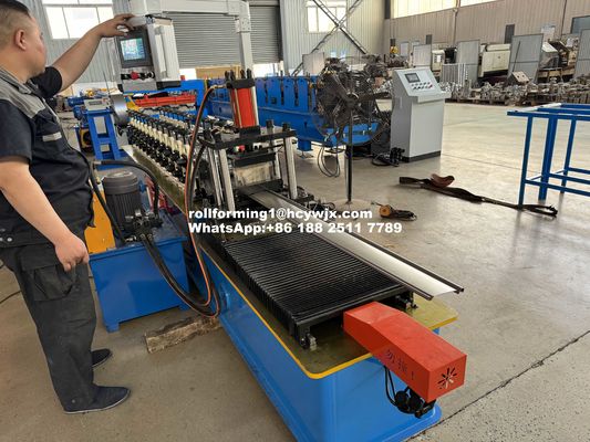 6.5mx1mx1.4m Roller Door Roll Forming Machine para perfiles personalizados y ancho variable