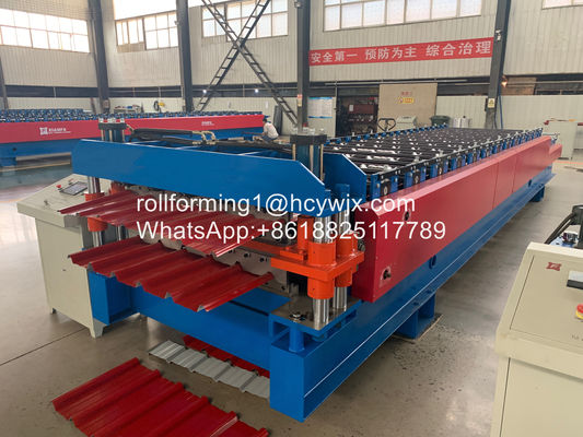 Máquina de moldeado de rodillos de pantalla táctil de 75 mm para el eje principal de 0,3-0,6 mm de metal