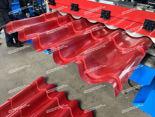 PPGI Material GI de acero de color para la máquina de formación de rollos de azulejos vidriados