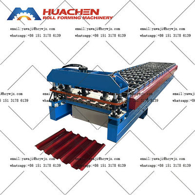 Máquina de moldeado de techo de doble cubierta de alta velocidad