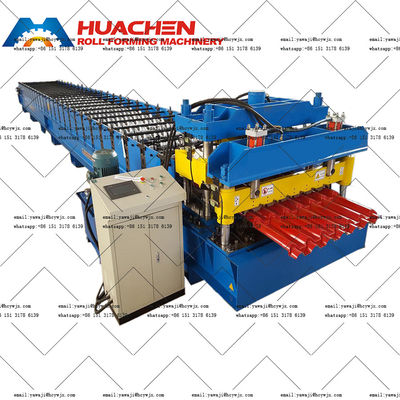 Máquina de formación de azulejos acristalados con accionamiento de cadena 380v 50Hz 3 fases