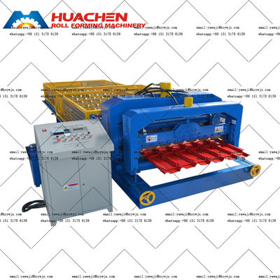 0Máquina de moldeado de láminas vidriadas de perfil de aluminio de.3 mm