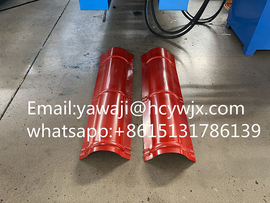 3 casquillo de la hoja de acero del color de la fase 400m m que forma el equipo de la forma de la máquina/del rollo