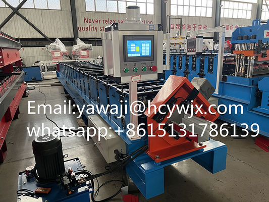 Rollo galvanizado del panel del tejado del canal de la techumbre de Ridge que forma anchura de la máquina 410m m