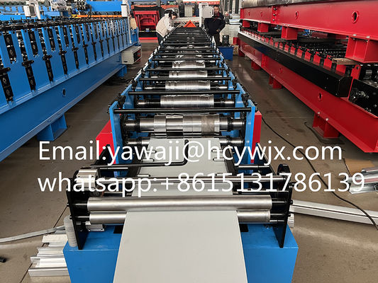 Rollo galvanizado del panel del tejado del canal de la techumbre de Ridge que forma anchura de la máquina 410m m