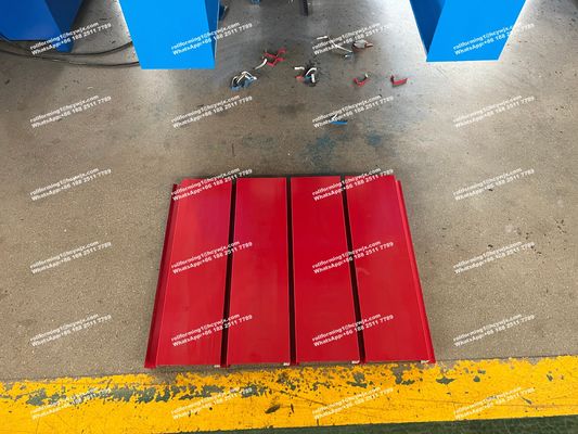 Máquina de moldeado de paneles de pared de láminas de pared de 3 fases Sistema de control PLC