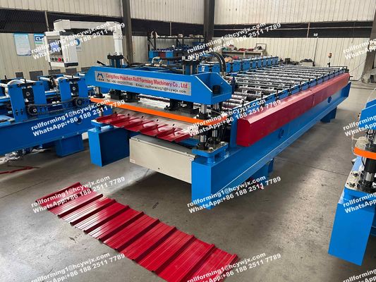 Etiopía 600 PLC Sistema de Control Máquina para Fabricar Láminas para Techos Máquina Laminadora de Hierro