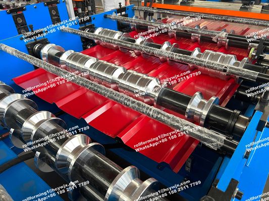 Etiopía 600 PLC Sistema de Control Máquina para Fabricar Láminas para Techos Máquina Laminadora de Hierro