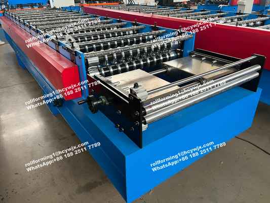 Máquina de formación corrugada de transmisión de cadena de alta velocidad para paredes y paneles laterales