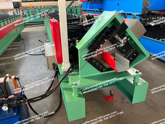 Circuito de agua de la construcción que cubre el rollo del canal de la hoja que forma filas de la máquina 18
