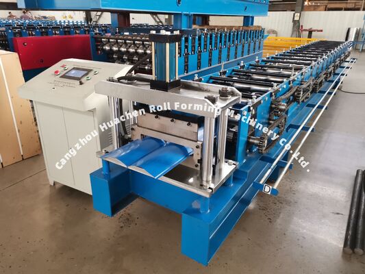 Máquina de moldeado de rodillos en frío para techos de acero