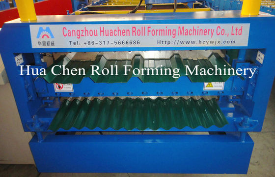 IBR y rollo acanalado de la capa doble que forman la máquina para la placa de acero con CE