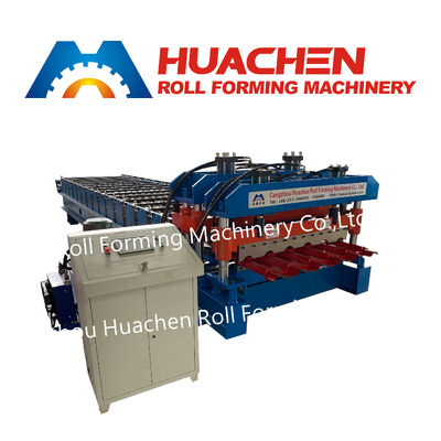Máquina de laminación de paneles de techo de tejas de acero de alta resistencia para materiales de construcción