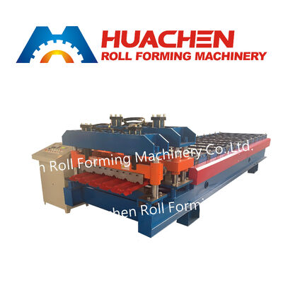 Máquina formadora de rollos de láminas para techos de aluminio, máquina para fabricar tejas metálicas