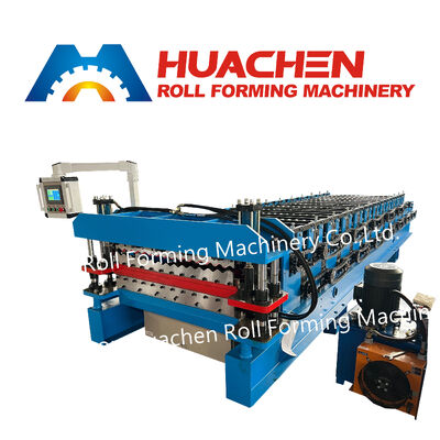 Precio de fábrica OEM y ODM Buen servicio posterior para el techo de paneles de acero Máquina de formación de rodillos de doble capa