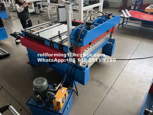 Máquina de nivelación y corte de placas metálicas de 1 mm de espesor para ancho 1000 mm - 1250 mm