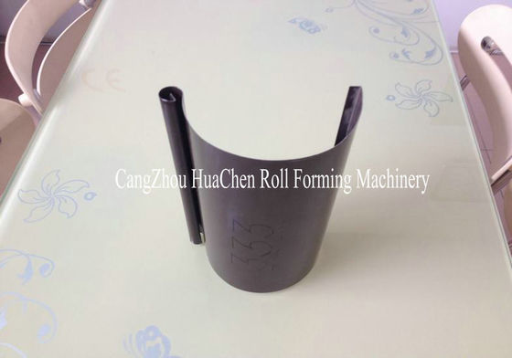 Rollo del canal del agua de lluvia Cr12 que forma la máquina, dobladora de la hoja de acero