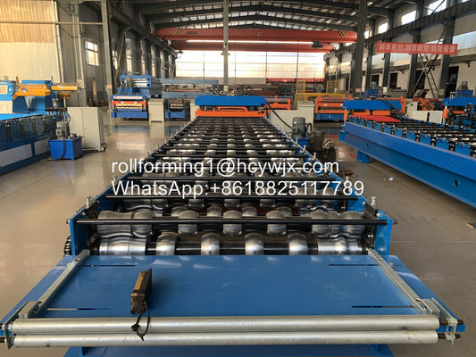 rollo esmaltado antigüedad de la teja del control del PLC 2m/Min que forma la máquina