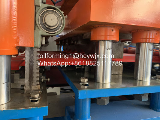 rollo esmaltado antigüedad de la teja del control del PLC 2m/Min que forma la máquina