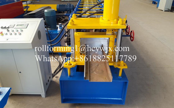 Marco de puerta de acero del PLC 0.8m m del marco de ventana del metal que hace la máquina