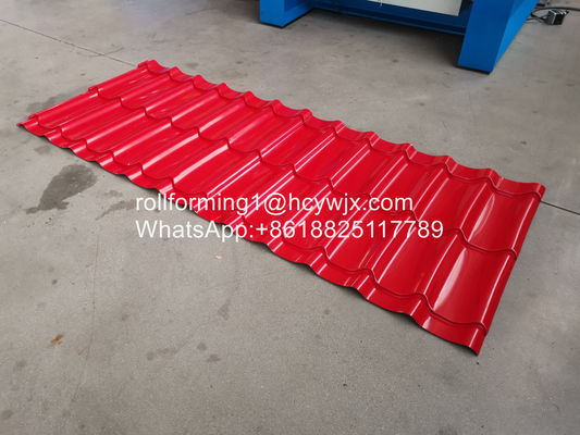 Rollo de acero de la teja del haz 1250m m del CE 600H que forma la máquina