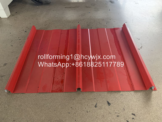 Prensa de batir de la hoja del tejado de la cerradura 15m/Min 3p del uno mismo del Plc