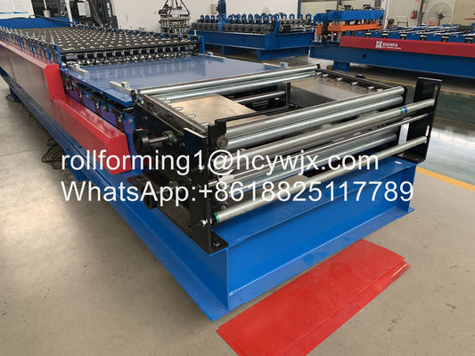 Máquina acanalada de 380v 15m/Min Double Layer Roll Forming