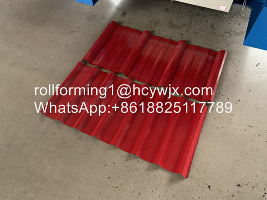 IBR y rollo largo de la capa doble del palmo que forman la máquina para la placa de acero