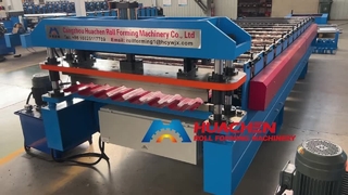 Máquina formadora de rollos de paneles de pared y techo de láminas de techo IBR
